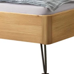 Hot Wohnen Design Bett aus hell geölter Eiche - Promenada