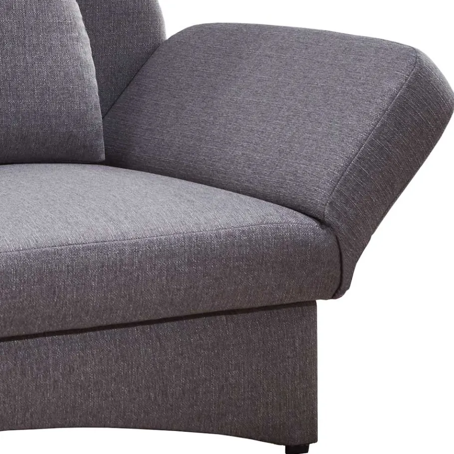 Best Wohnen Design Bettcouch in Grau - Maelas