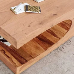 Best Wohnen Design Couchtisch aus massivem Akazienholz - Drolivio