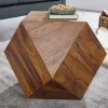 Wohnen Design Couchtisch aus Sheesham massiv lackiert - Zanadra