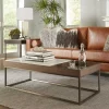 Discount Wohnen Design Couchtisch aus Stein & Furnier - Giulietta