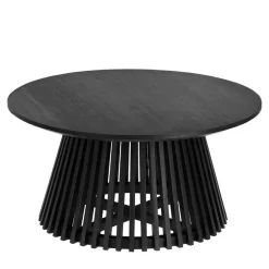 Best Wohnen Design Couchtisch aus Zedrachholz in Schwarz - Benns