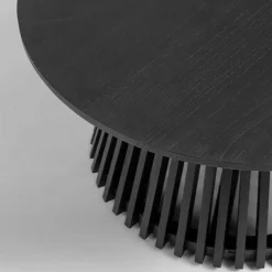 Best Wohnen Design Couchtisch aus Zedrachholz in Schwarz - Benns