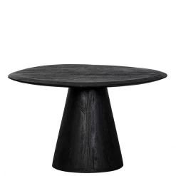 Clearance Wohnen Design Couchtisch in Schwarz Massivholz - Standing