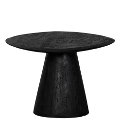 Clearance Wohnen Design Couchtisch in Schwarz Massivholz - Standing