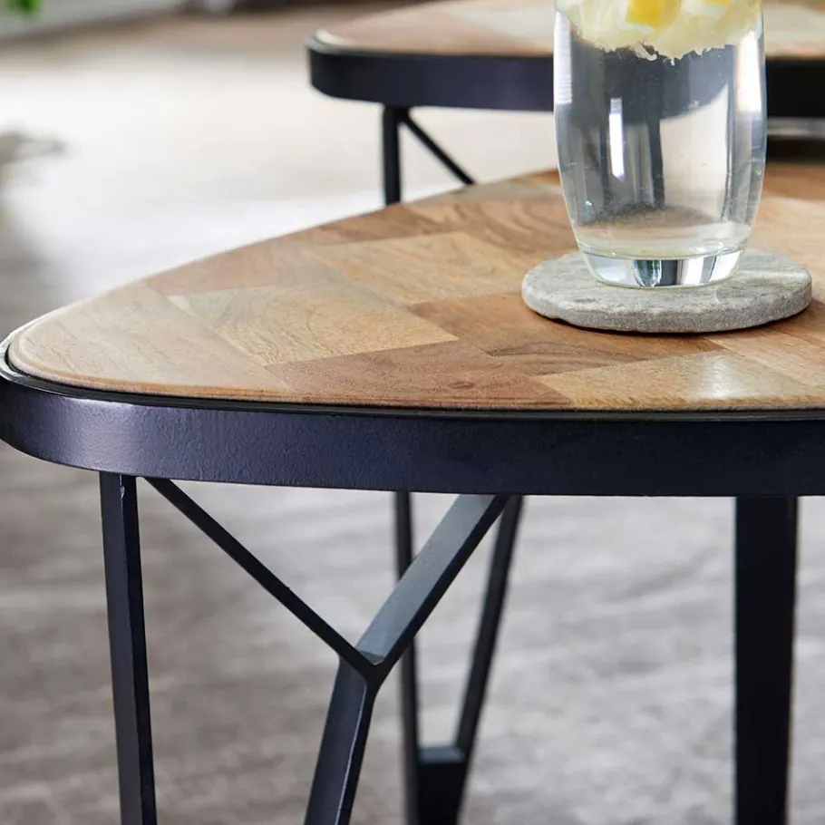 Online Wohnen Design Couchtische dreieckig - Concoret (zweiteilig)