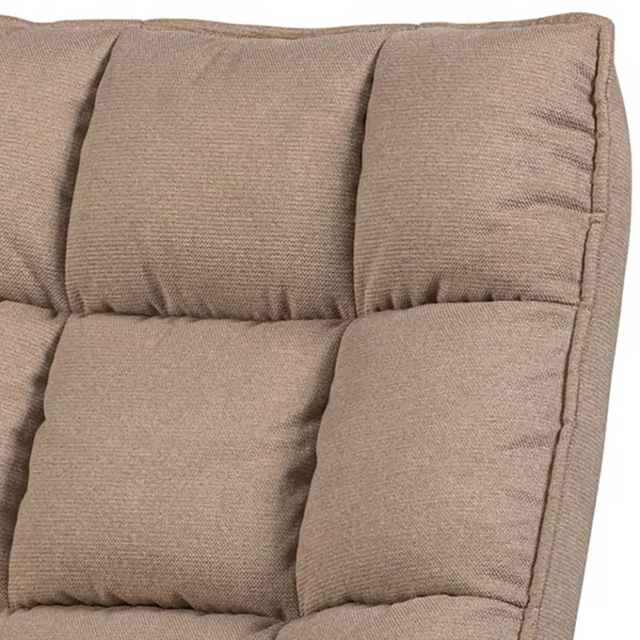 Hot Wohnen Design Drehsessel in Beige Stoff - Novo