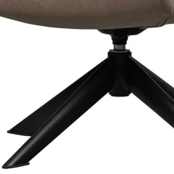 Hot Wohnen Design Drehsessel in Beige Stoff - Novo