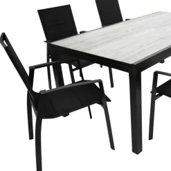 Best Wohnen Design Essgruppe für den Garten - Marino (siebenteilig)