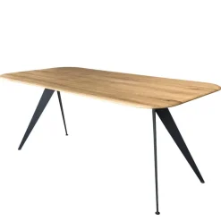 Discount Wohnen Design Esstisch aus Wildeiche Massivholz - Vappo