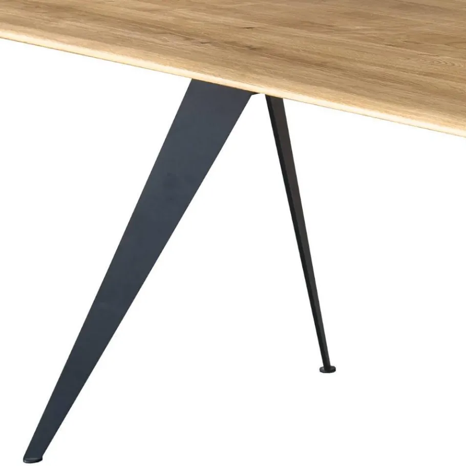 Discount Wohnen Design Esstisch aus Wildeiche Massivholz - Vappo
