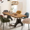 Discount Wohnen Design Esszimmertisch aus Teak Recyclingholz - Rensing