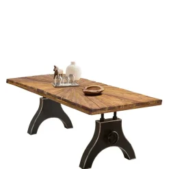 Discount Wohnen Design Esszimmertisch aus Teak Recyclingholz - Rensing