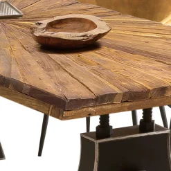 Discount Wohnen Design Esszimmertisch aus Teak Recyclingholz - Rensing