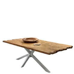 Outlet Wohnen Design Esszimmertisch aus Recyclingholz Teak - Burgos