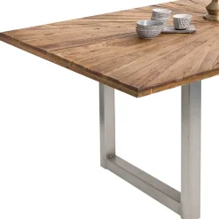 New Wohnen Design Esszimmertisch aus Altholz Teak - Liberty