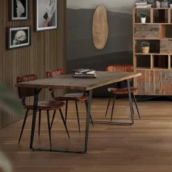 Sale Wohnen Design Esszimmertisch mit Baumkante Akazie - Merlan