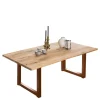 Clearance Wohnen Design Esszimmertisch mit geölter Holzplatte - Aschau