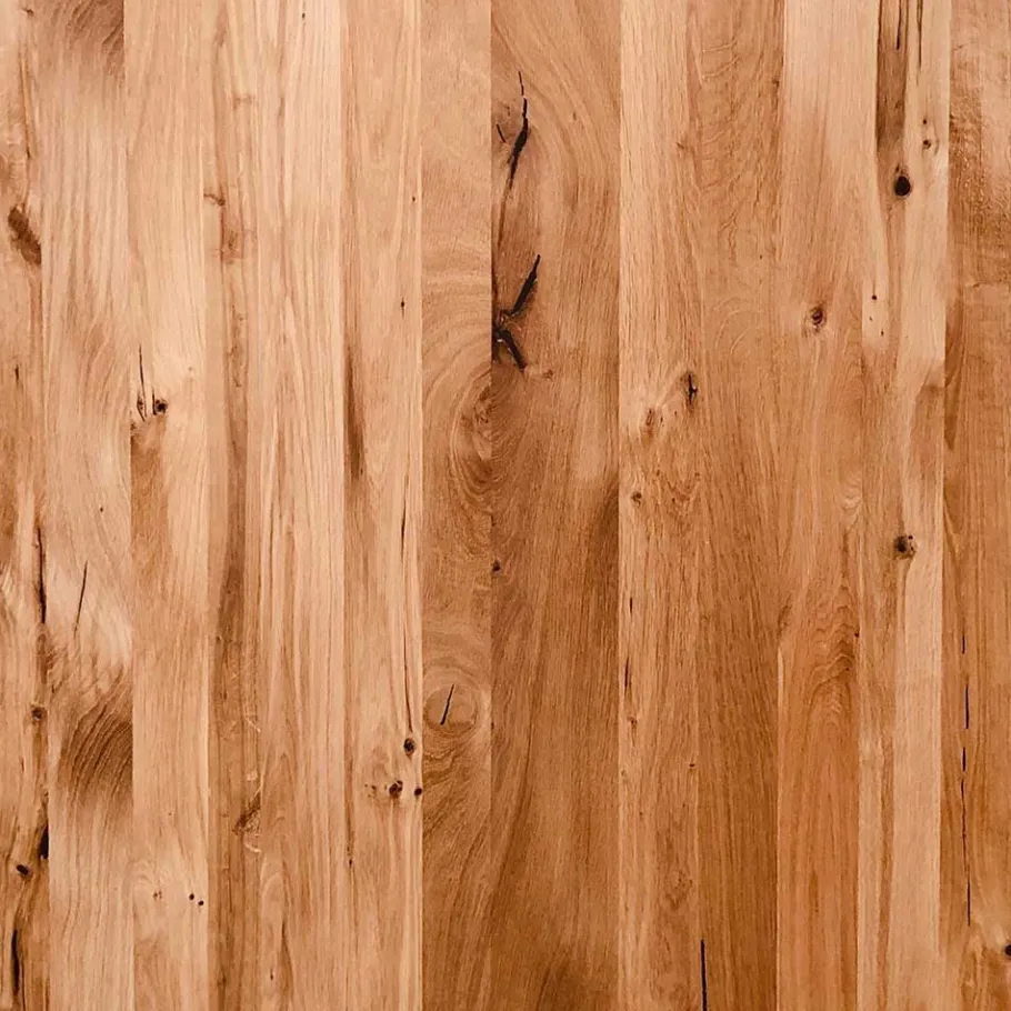 Clearance Wohnen Design Esszimmertisch mit geölter Holzplatte - Aschau