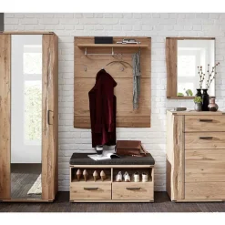 Clearance Wohnen Design Flurmöbel mit Baumkante - Konvava (fünfteilig)