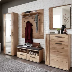 Clearance Wohnen Design Flurmöbel mit Baumkante - Konvava (fünfteilig)
