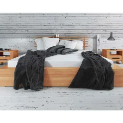 Best Wohnen Design Futonbett Barvuda aus Kernbuche Massivholz