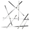 Discount Wohnen Design Garderobe aus gebürstetem Edelstahl - Lomarios