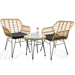 Outlet Wohnen Design Garten Sitzgruppe für Zwei - Kolage (dreiteilig)