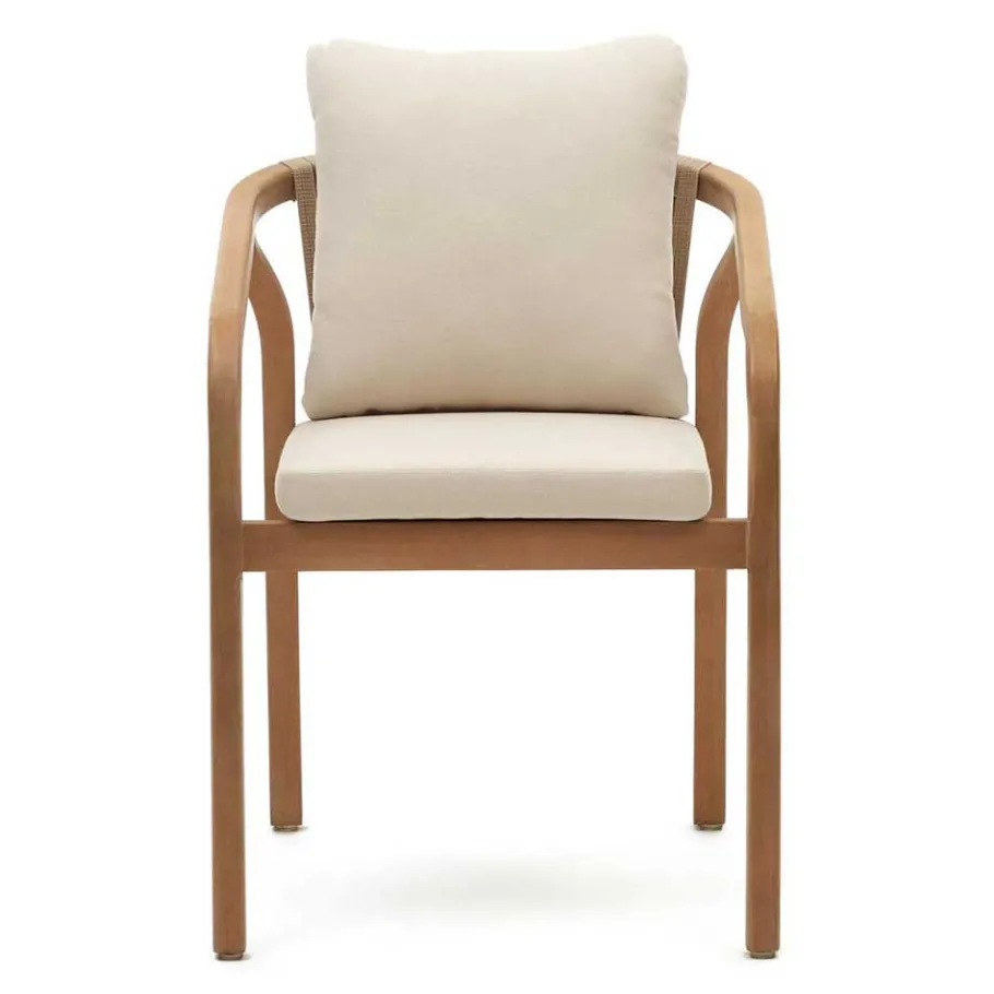 Online Wohnen Design Gartenstühle mit Armlehnen - Faneto (4er Set)