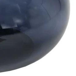 Online Wohnen Design Glas Beistelltisch in Schwarz - Idian
