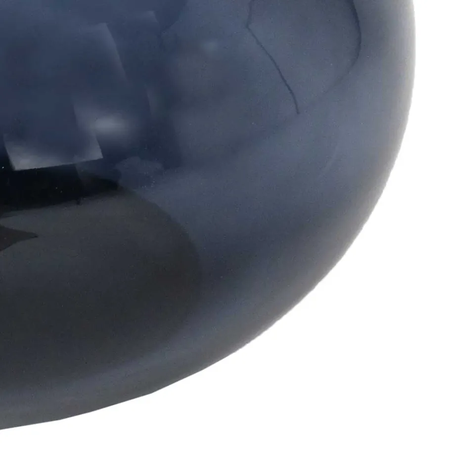 Online Wohnen Design Glas Beistelltisch in Schwarz - Idian