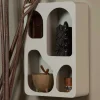 Outlet Wohnen Design Hängeregal in Hellgrau - Martinus