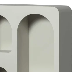 Outlet Wohnen Design Hängeregal in Hellgrau - Martinus