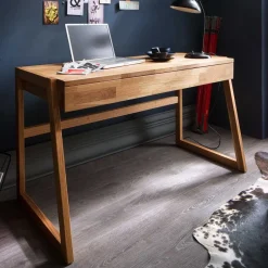 Clearance Wohnen Design Holz Schreibtisch aus Wildeiche - Susana