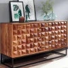 Best Wohnen Design Holz Sideboard mit Bügelgestell - Rusty