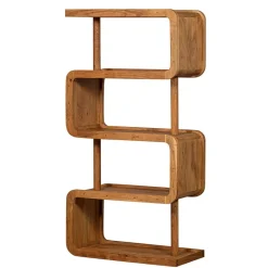Outlet Wohnen Design Holzregal aus Akazie Massivholz - Selrito