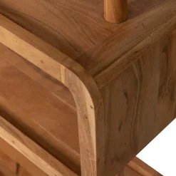 Outlet Wohnen Design Holzregal aus Akazie Massivholz - Selrito
