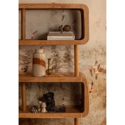 Outlet Wohnen Design Holzregal aus Akazie Massivholz - Selrito