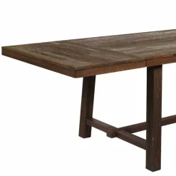 Discount Wohnen Design Holztisch aus Eiche dunkel lackiert und gebürstet - Vedraza