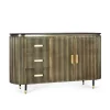 Clearance Wohnen Design Kombi-Kommode mit Marmorplatte - Hayato