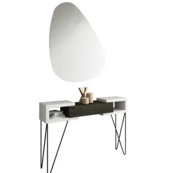 Discount Wohnen Design Konsolentisch & Spiegel Set - Elburg (zweiteilig)
