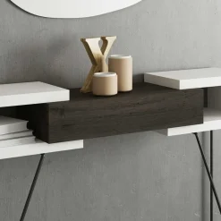 Discount Wohnen Design Konsolentisch & Spiegel Set - Elburg (zweiteilig)