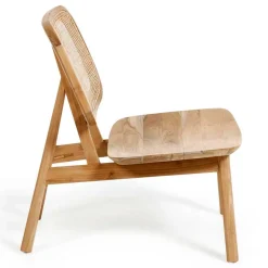 Clearance Wohnen Design Loungestuhl aus Rattan & Teak - Plataya
