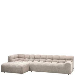 Online Wohnen Design Polsterecke in Beigegrau meliert - Biatrore