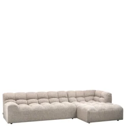 Online Wohnen Design Polsterecke in Beigegrau meliert - Biatrore