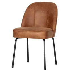 Best Wohnen Design Recyclingleder Stuhl in Braun - Kegadamo (2er Set)