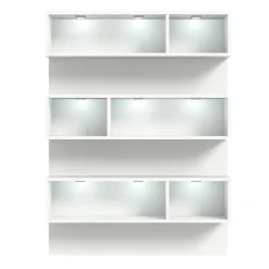 Best Wohnen Design Regal für Schuhe mit LED - Dany
