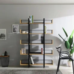Online Wohnen Design Regal mit fünf Böden - Gonya
