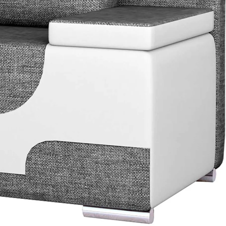 Sale Wohnen Design Schlafcouch aus Stoff und Kunstleder - Diadora