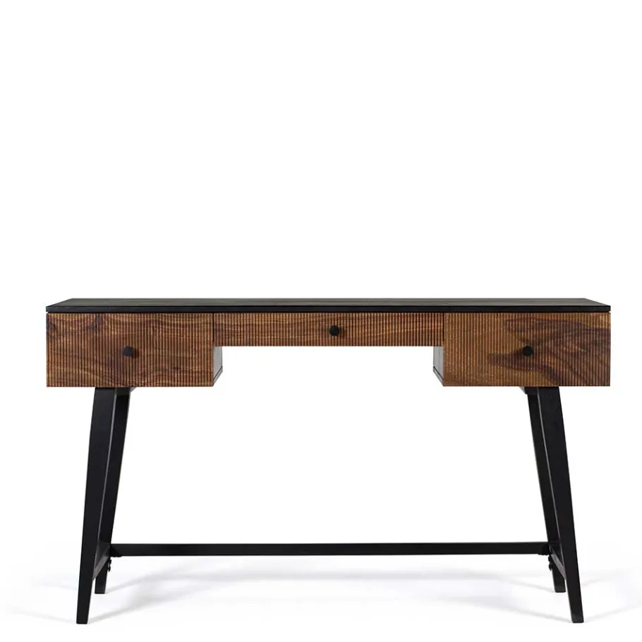 Online Wohnen Design Schreibtisch aus Mangoholz und Palisander - Ondarroa